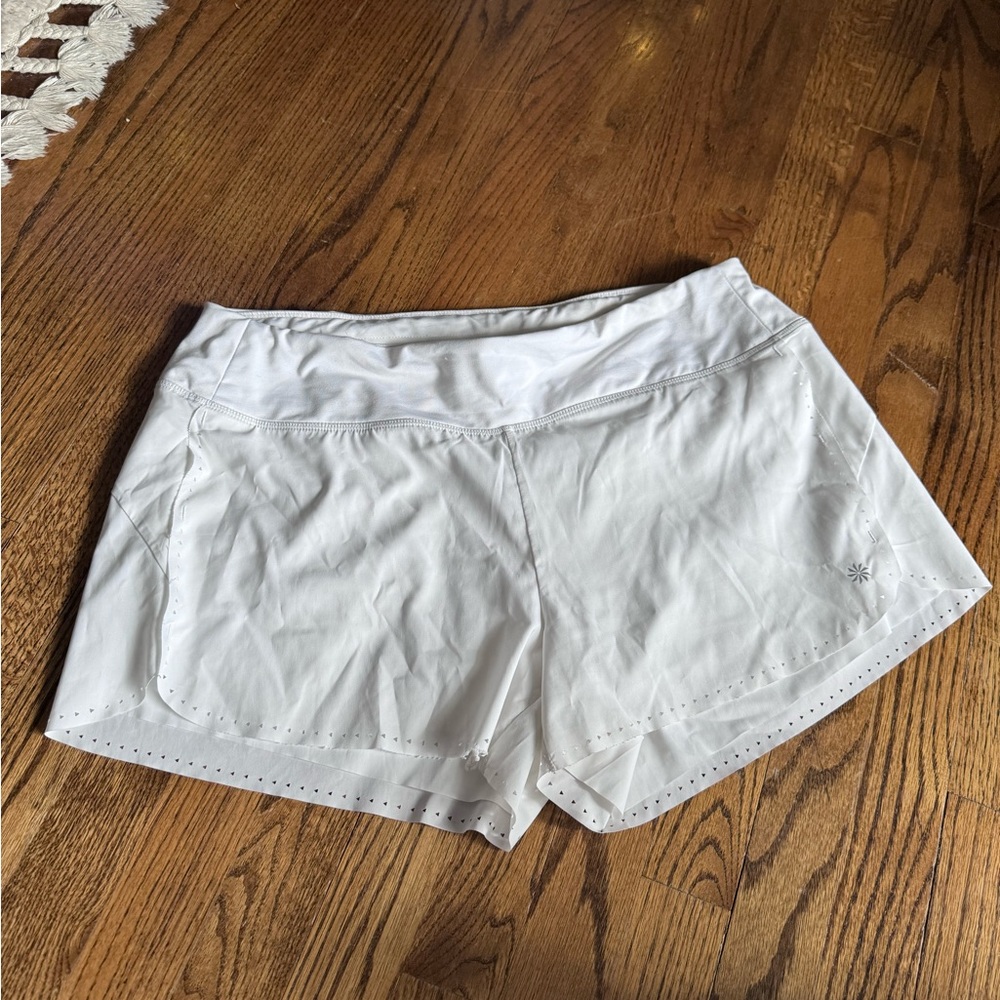 White Athleta shorts size L